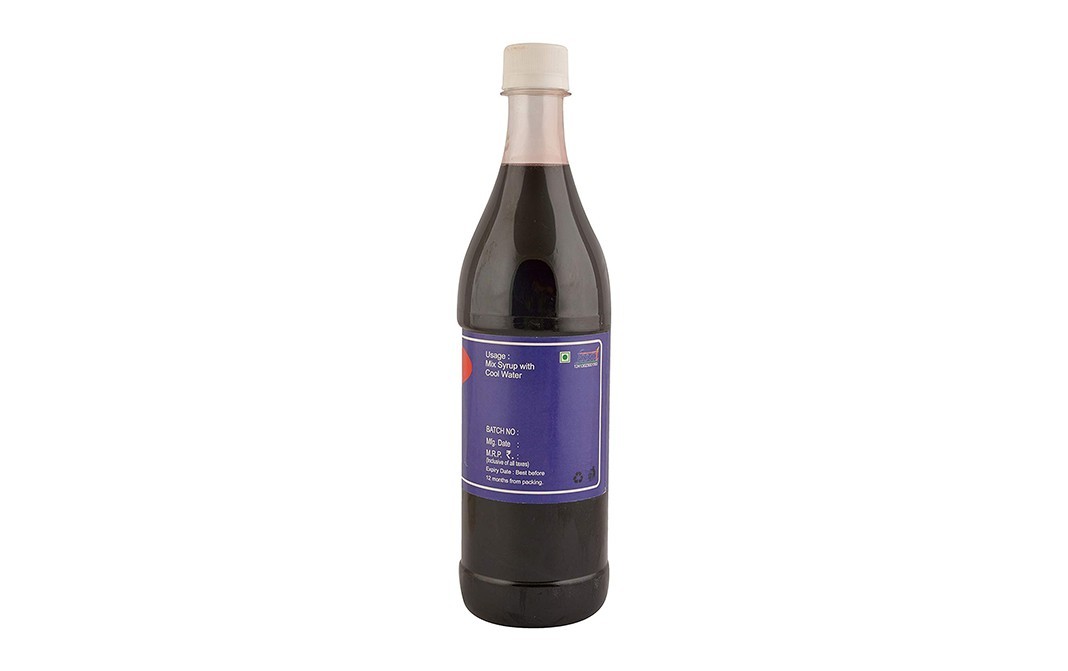 VSR Synthetic Jamun Syrup    Plastic Bottle  700 millilitre